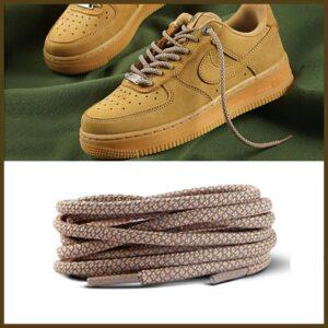 Gorilla Guard Air Force 1 Wheat Beige Mesh Laces 473947