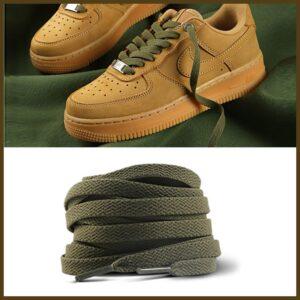 Gorilla Guard Air Force 1 Wheat Olive Laces 473935