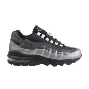 Nike Air Max 95 GS Black Metallic Silver White 307565 028