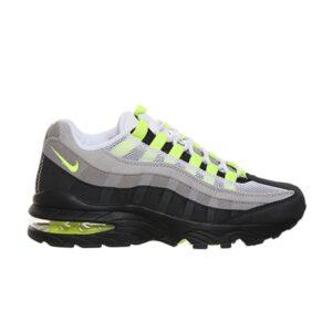 Nike Air Max 95 GS Cool Gray Neon Yellow Black 307565 072