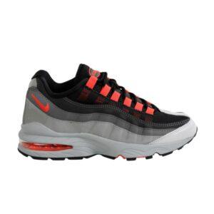 Nike Air Max 95 GS Medium Gray Hot Red Black 307565 066