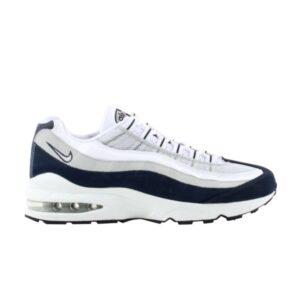 Nike Air Max 95 GS White Midnight Navy Light Silver Black 307565 112