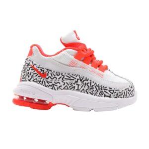 Nike Air Max 95 QS TD White Black Crimson Black AQ0906 100