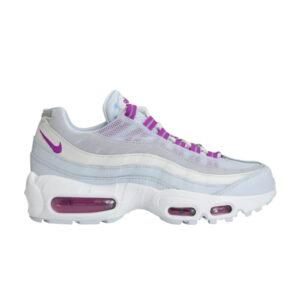 Sneakers Wmns Nike Air Max 95 Gray Hyper Violet 307960 023