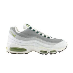 Sneakers Wmns Nike Air Max 95 Leather White Pear Dark Forest 605070 131