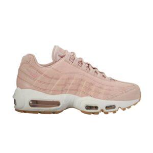 Wmns Nike Air Max 95 Premium Pink Oxford Sneakers White 807443 600