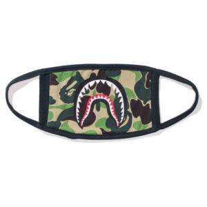 BAPE ABC Camo Shark Mask Green Green 491619