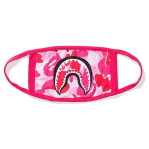 BAPE ABC Camo Shark Mask Pink Black 491615