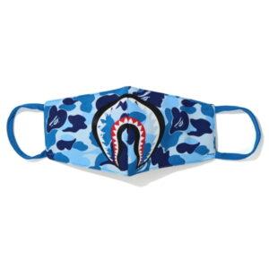 BAPE ABC Camo Shark Mask (SS20) Blue Blue 491625