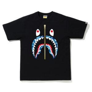 BAPE ABC Camo Shark Tee Black/Blue Black/Blue 491693