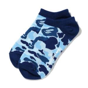 Sports socks BAPE ABC Camo Short Socks (SS20) Blue Blue 491711