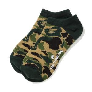 Sports socks BAPE ABC Camo Short Socks (SS20) Green Green 491709