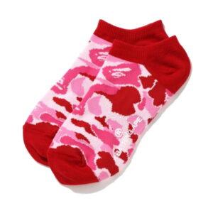 Sports socks BAPE ABC Camo Short Socks (SS20) Pink Pink 491707