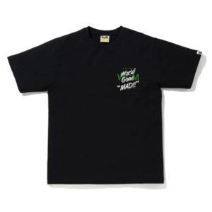 BAPE ABC Camo WGM Ape Head Tee Black/Green Black/Green 491844