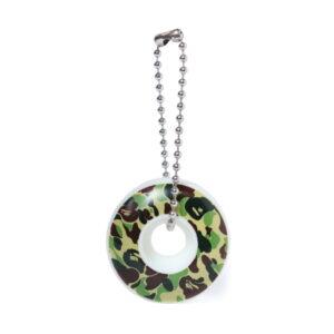 Keychain BAPE ABC Camo Wheel Keychain Green Green 491853