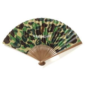 Fan BAPE ABC Japanese Folding Fan Green Green 492569