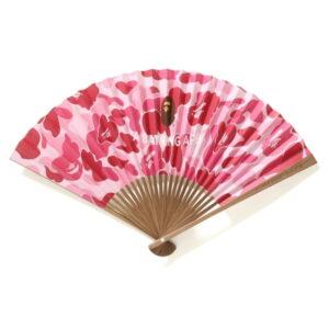 Fan BAPE ABC Japanese Folding Fan Red Red 492564