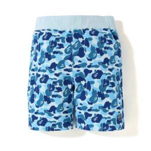 BAPE ABC One Point Sweat Shorts Blue Blue 492634