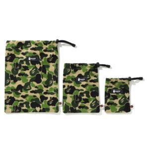 Set of covers for gadgets BAPE ABC Pouch (Set of 3) Green Green 492973