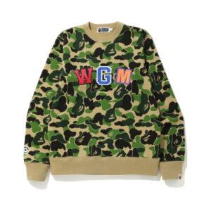 Sweatshirt BAPE ABC Shark Crewneck Green Green 493149