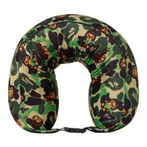 Neck pillow BAPE ABC Travel Pillow Green Green 502937