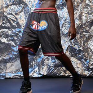 Ehot 76ers Logo Black Shorts 491543