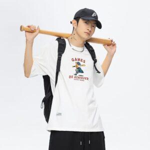 Ehot Baseball Achiever White T-Shirt Black 492218