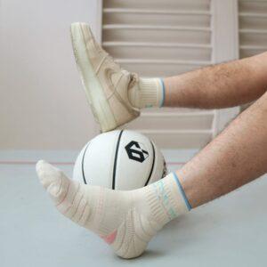 Sports socks Ehot Beige-Pastelle Spalding Quarter Socks 502007