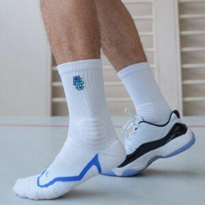 Sports socks Ehot Breakice White Crew Socks Violet 501707