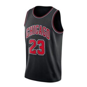 Ehot Bulls 23 Black Jersey Basketball Jersey Cream 492819