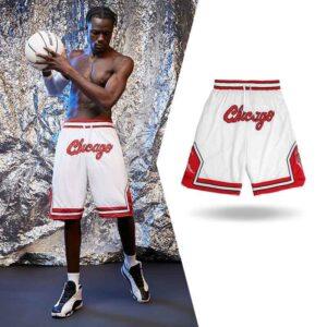 Basketball Shorts Ehot Chicago Bulls White Shorts 491913