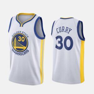 Basketball Jersey Ehot Curry 30 White Jersey 492854