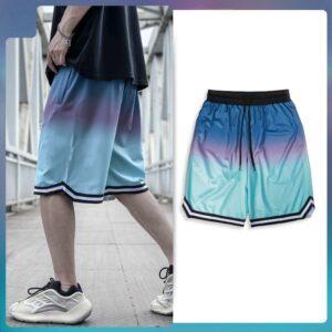 Basketball Shorts Ehot Gradient Purple-Blue Shorts 492081