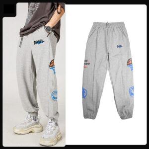 Sweatpants Ehot Graffiti Gray Pants 501085