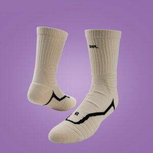 Sports socks Ehot Mamba Beige Crew Socks 502666