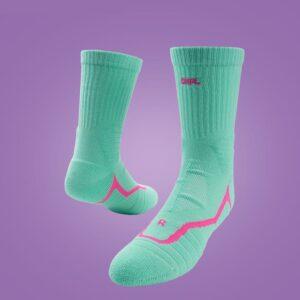 Sports socks Ehot Mamba Green Crew Socks 502610