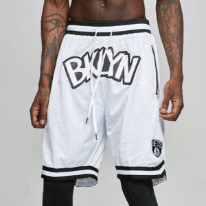 Basketball Shorts Ehot Nets Patch White Shorts White 490645