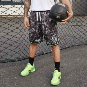 Basketball Shorts Ehot Nets Print Gray Shorts 490262