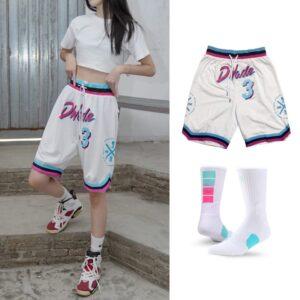 Basketball Shorts Ehot Wade Heat White Shorts 491885