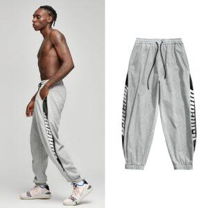 Sweatpants Ehot Zip Stripe Gray Pants Grey 498612