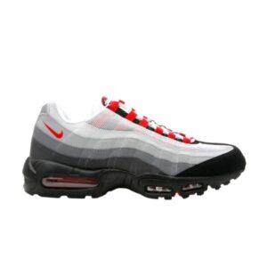 Nike Air Max 95 White Sport Red Gray 2009 Black 609048 165