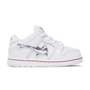 Oski x Nike Dunk Low SB TD Great White Shark Sneakers DJ3759 105