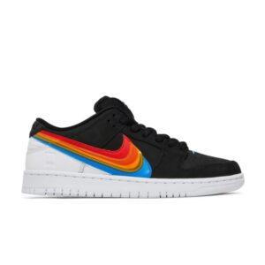 Polaroid x Nike Dunk Low SB Sneakers Black/Black/White DH7722 001