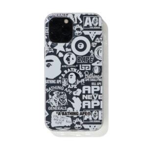 Protective case BAPE Ape Classic iPhone 12/12 Pro Case Clear transparent 513782