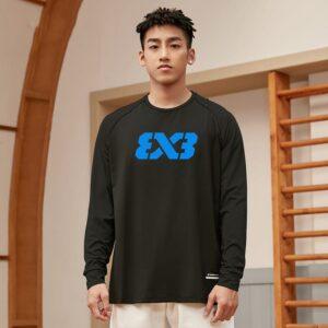 T-shirt Ehot 3X3 League Black-Blue Longsleeve 512839