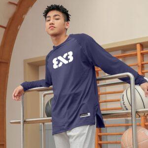 T-shirt Ehot 3X3 League Navy Longsleeve 512818