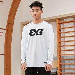 T-shirt Ehot 3X3 League White-Black Longsleeve 512853