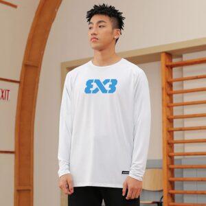 T-shirt Ehot 3X3 League White-Blue Longsleeve 512860