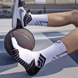 Sports socks Ehot Arrow White Quarter Socks Black 504097