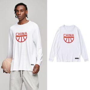 T-shirt Ehot China White Longsleeve 512890